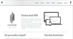 Desktop Screenshot of cepede.com.br